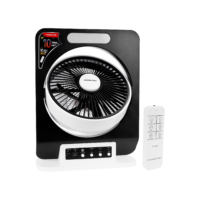 12” Rechargeable Fan With Led Night Light 12pcs LED - HT7093