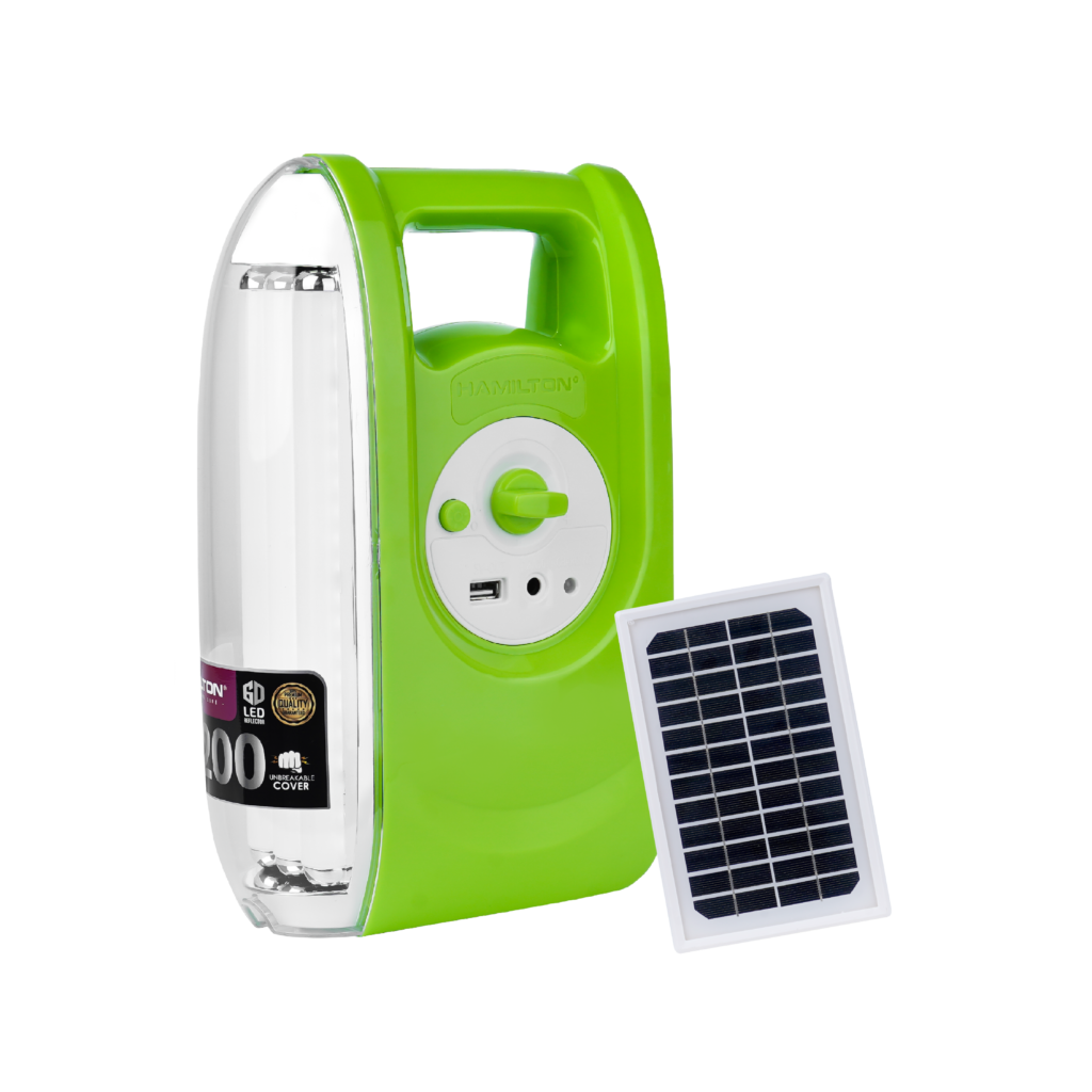 Rechargeable Emergency Lantern With Solar Panel 7783EL Hamilton